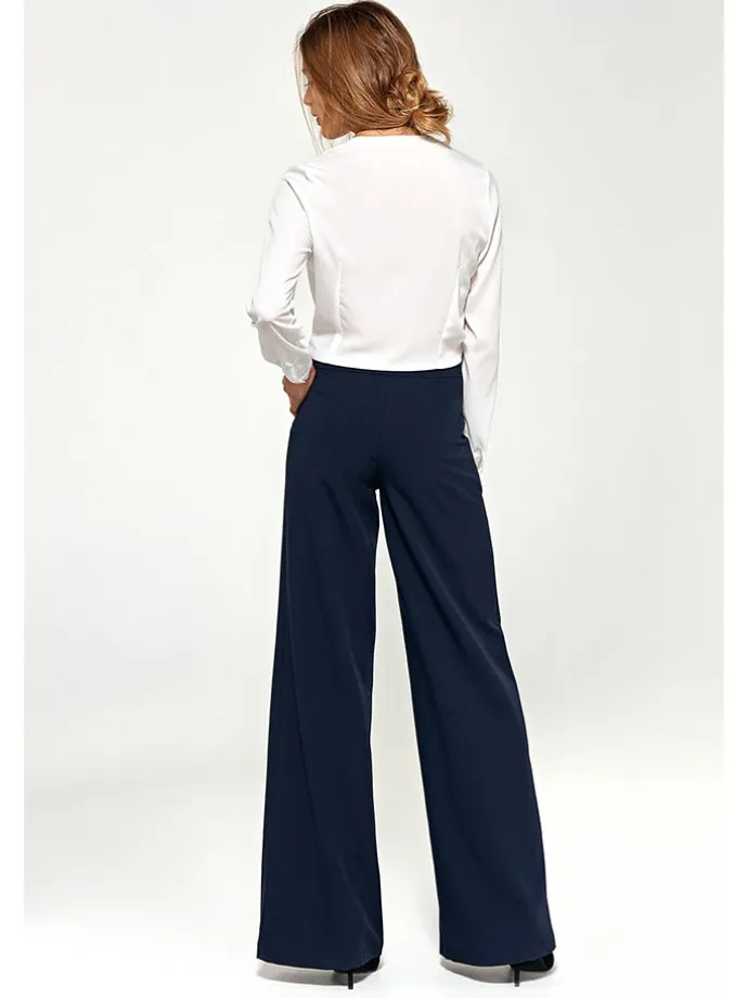 Marlenehose in Dunkelblau
