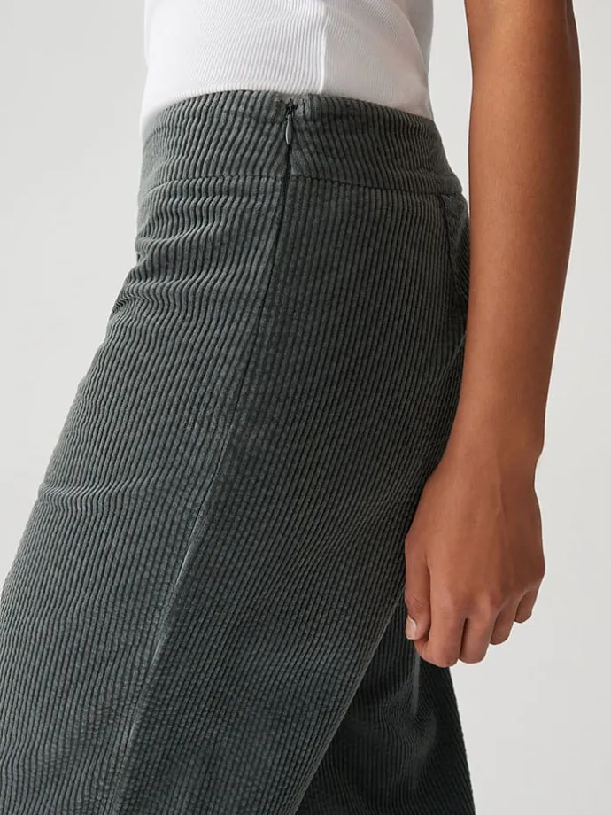 Marlenehose in Grau
