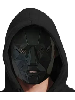 Maske "The Boss" in Schwarz