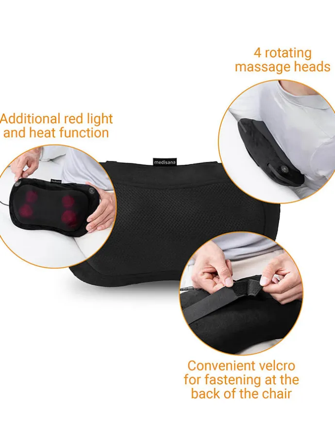 Massagekissen "MC 200" in Schwarz