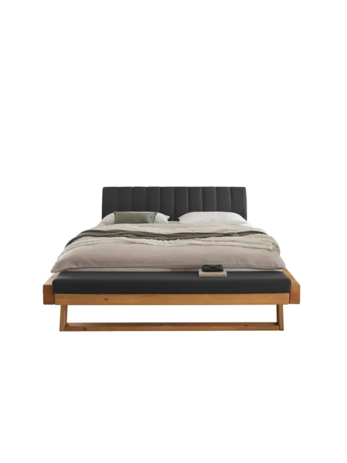 Massivholz Doppelbett Sarja 180x200 cm Fichte massiv in Fichte