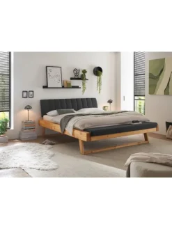 Massivholz Doppelbett Sarja 180x200 cm Fichte massiv in Fichte