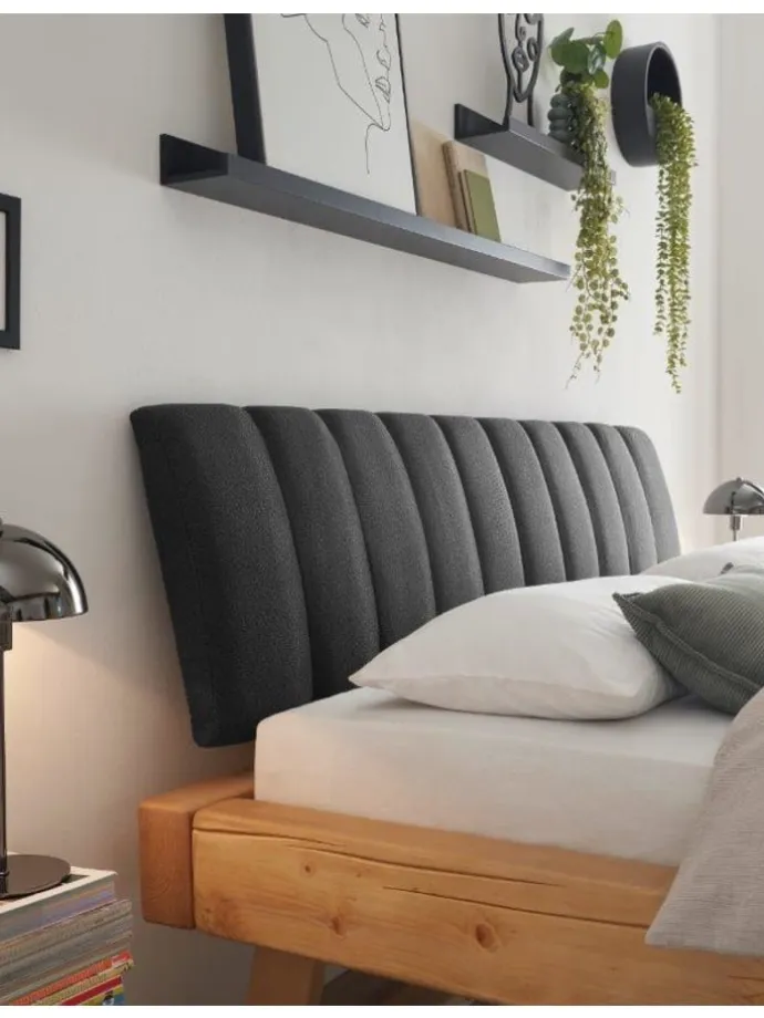 Massivholz Doppelbett Sarja 180x200 cm Fichte massiv in Fichte