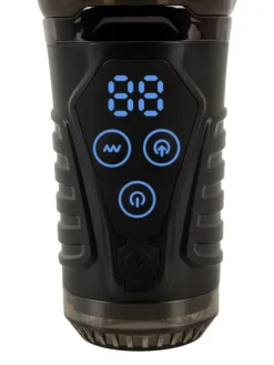 Masturbator Sucking Masturbator with Dual Vibration in schwarz