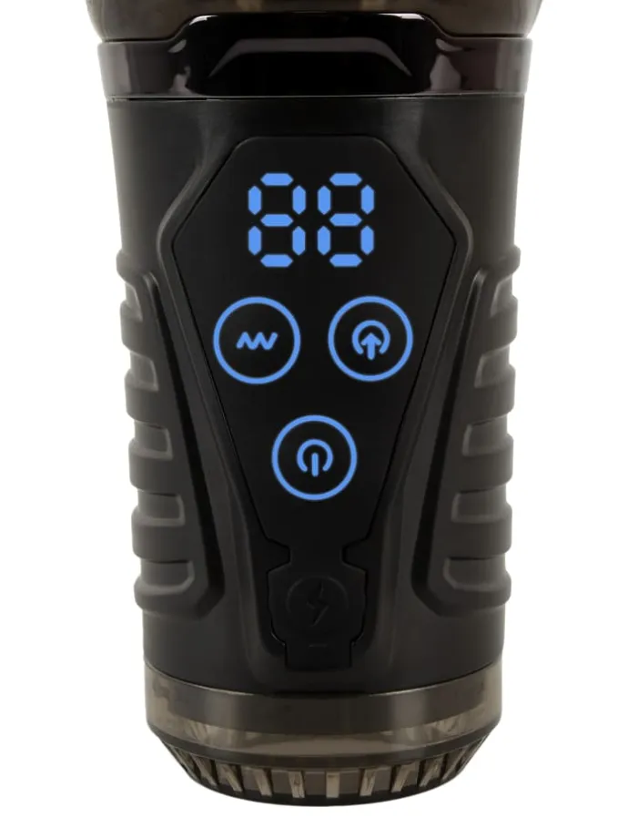 Masturbator Sucking Masturbator with Dual Vibration in schwarz
