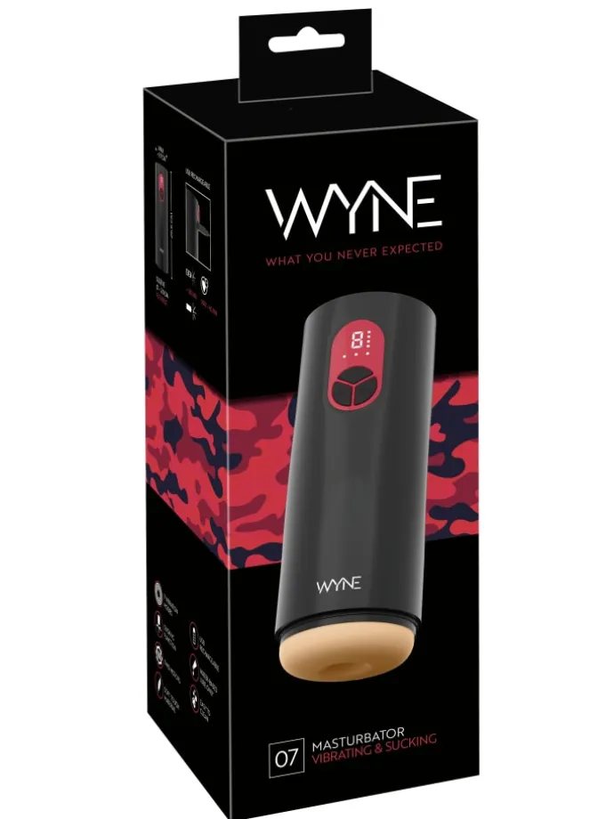 Masturbator WYNE 07 in schwarz