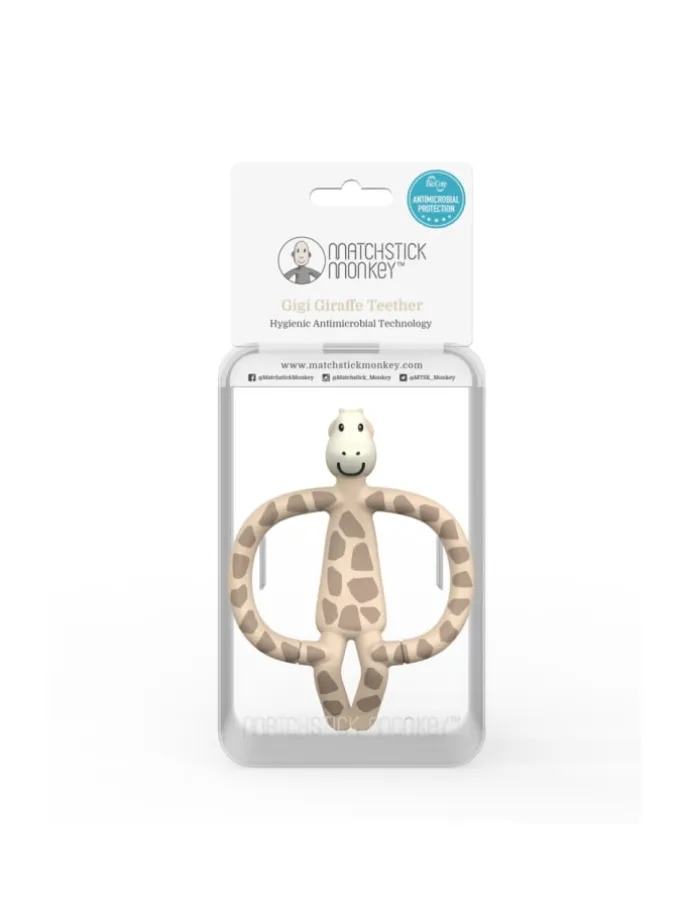 Matchstick Monkey Beißring / Zahnungshilfe Tiermotive Gigi Giraffe