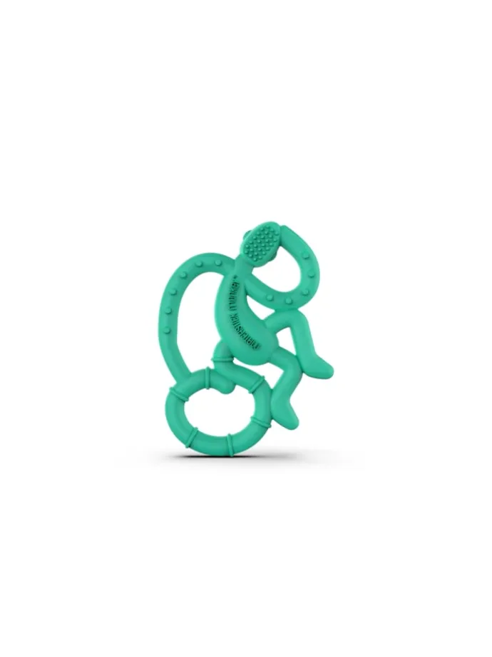 Matchstick Monkey Beißring / Zahnungshilfe Affe mini grün