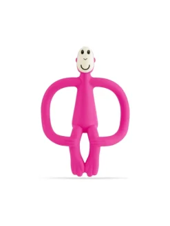 Matchstick Monkey Beißring / Zahnungshilfe Affe Original rosa