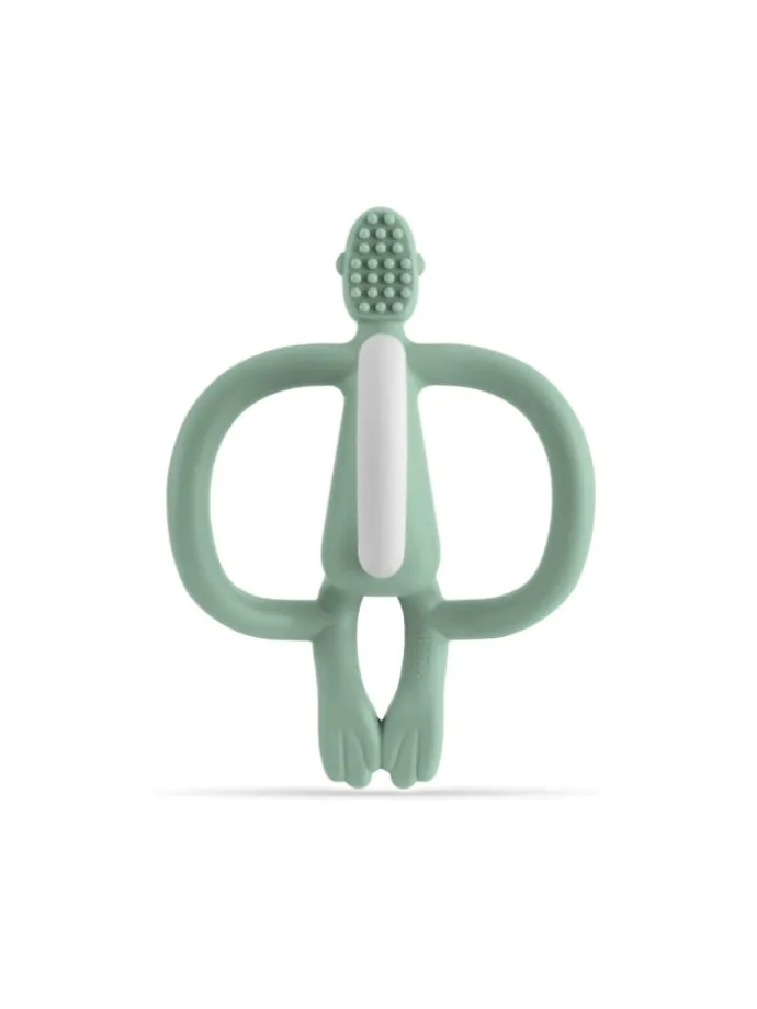 Matchstick Monkey Beißring / Zahnungshilfe Affe Original mintgrün