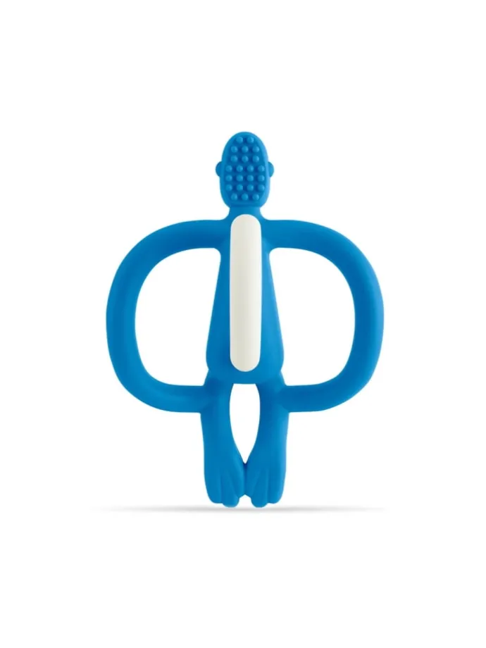 Matchstick Monkey Beißring / Zahnungshilfe Affe Original blau