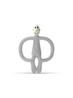 Matchstick Monkey Beißring / Zahnungshilfe Affe hellgrau