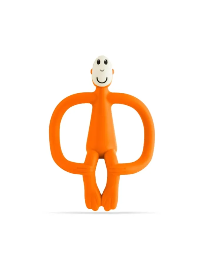 Matchstick Monkey Beißring / Zahnungshilfe Affe Original orange