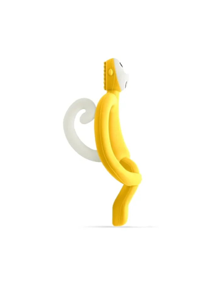 Matchstick Monkey Beißring / Zahnungshilfe Affe Original gelb