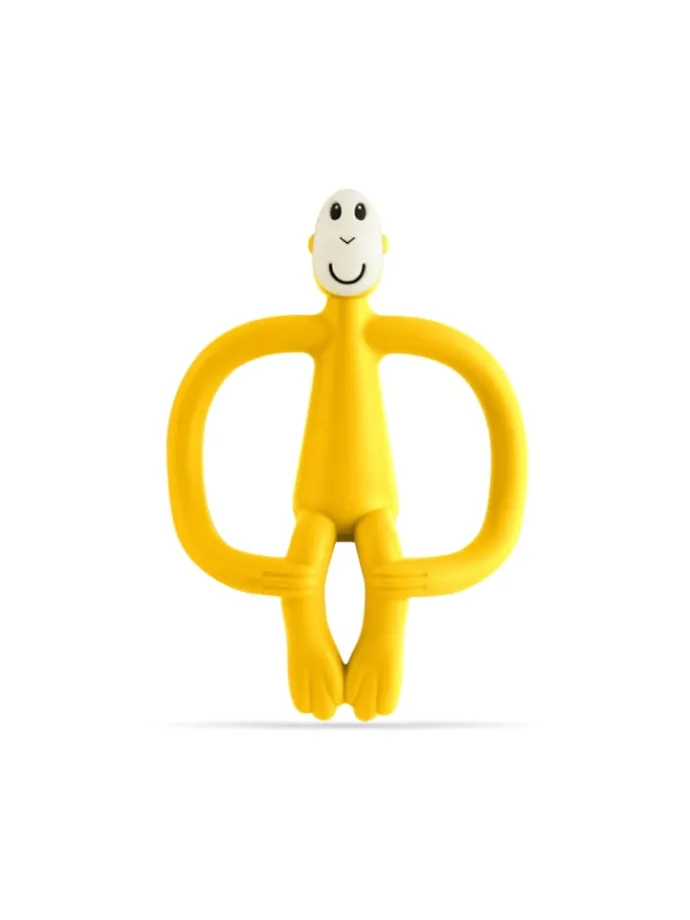 Matchstick Monkey Beißring / Zahnungshilfe Affe Original gelb