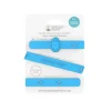 Matchstick Monkey Halteband zur Befestigung an Kinderwagen, Autositz, Stuhl blau