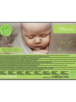Matratze Majesty 120 x 60 x 12 in weiß