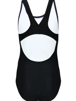 Mädchen Badeanzug Chlorresistent Muscleback Wassersport in schwarz Modell 1