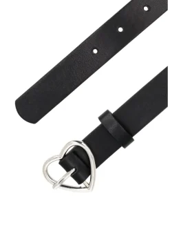 Mädchen (Kids) Belt in Schwarz Silber