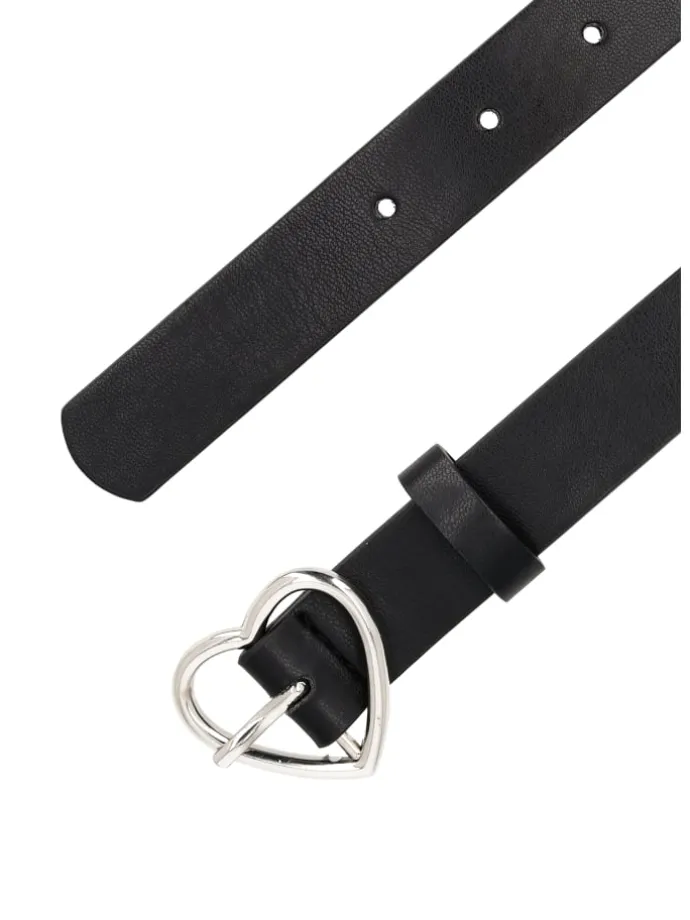 Mädchen (Kids) Belt in Schwarz Silber