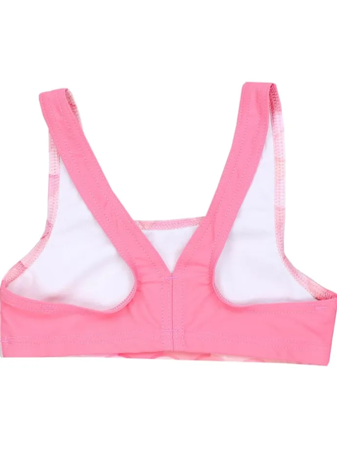 Mädchen Sport Bikini Racerback Bustier & Bikinislip in rosa