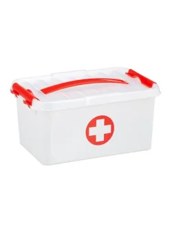 Medizinbox in Weiß