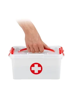 Medizinbox in Weiß