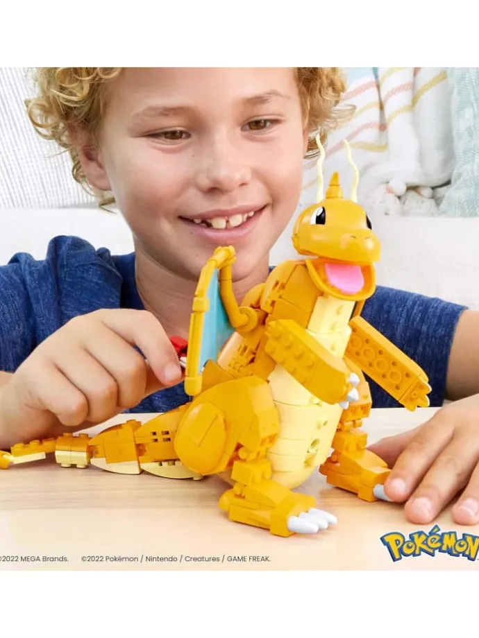 MEGA Pokémon Dragoran 388-tlg.Bauset mit Kurbel Actionfigur 8 Jahren HKT25