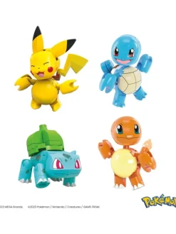 MEGA Pokémon Trainerteam HTJ758 Pokébällen 6+ Pikachu Bisasam Bisasam Schiggy