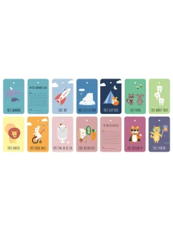 Meilensteinkarten "My first steps in life" - (B)10,5 x (H)17 cm