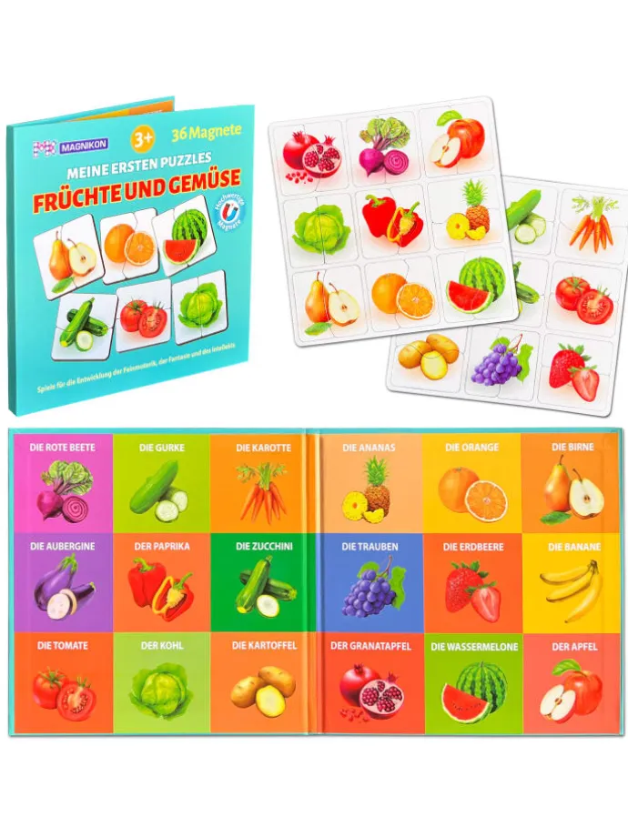 Meine ersten Puzzles Früchte und Gemüse