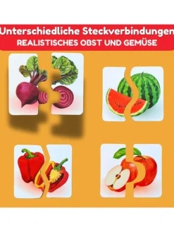 Meine ersten Puzzles Früchte und Gemüse
