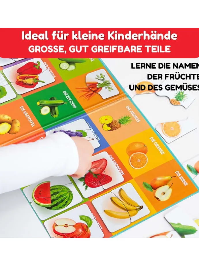 Meine ersten Puzzles Früchte und Gemüse