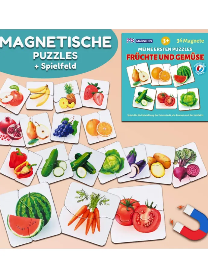 Meine ersten Puzzles Früchte und Gemüse