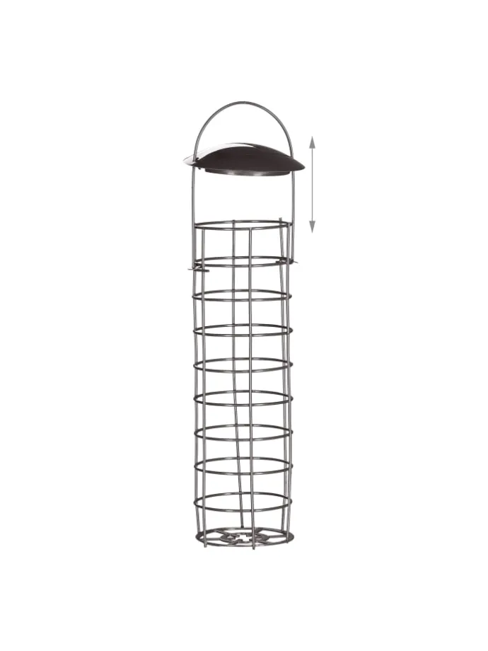 Meisenknödelhalter in Grau - (H)31 x Ø 8,5 cm