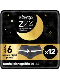 Menstruationshöschen "Zzzs Einweg-Höchen Größe 36-44", 12 Stück