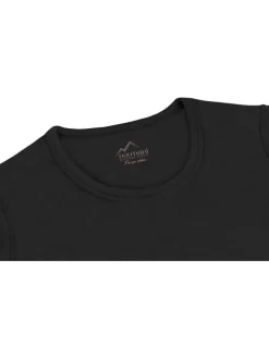 Merino Umstands-Langarm-Shirt Cambria in Anthrazit