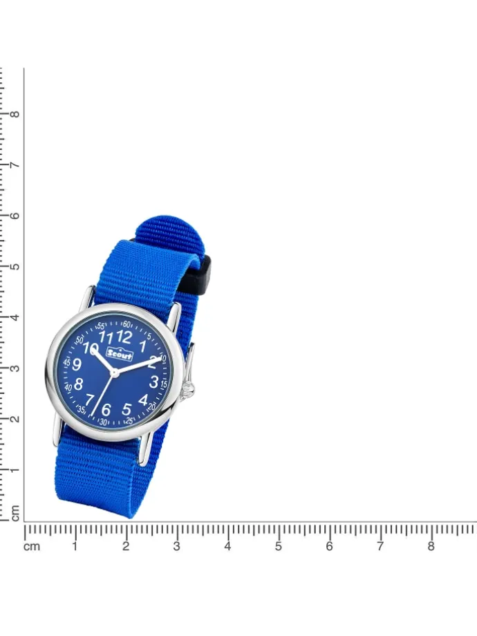 Metall in blau