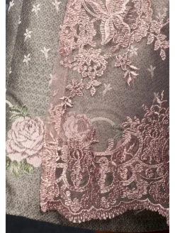 Midi Dirndl Claire in silber, rosé