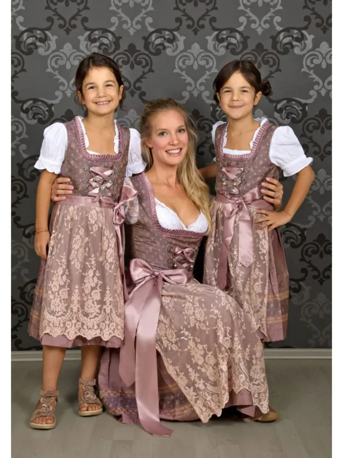 Midi Dirndl 2-teilig Madeleine in rose