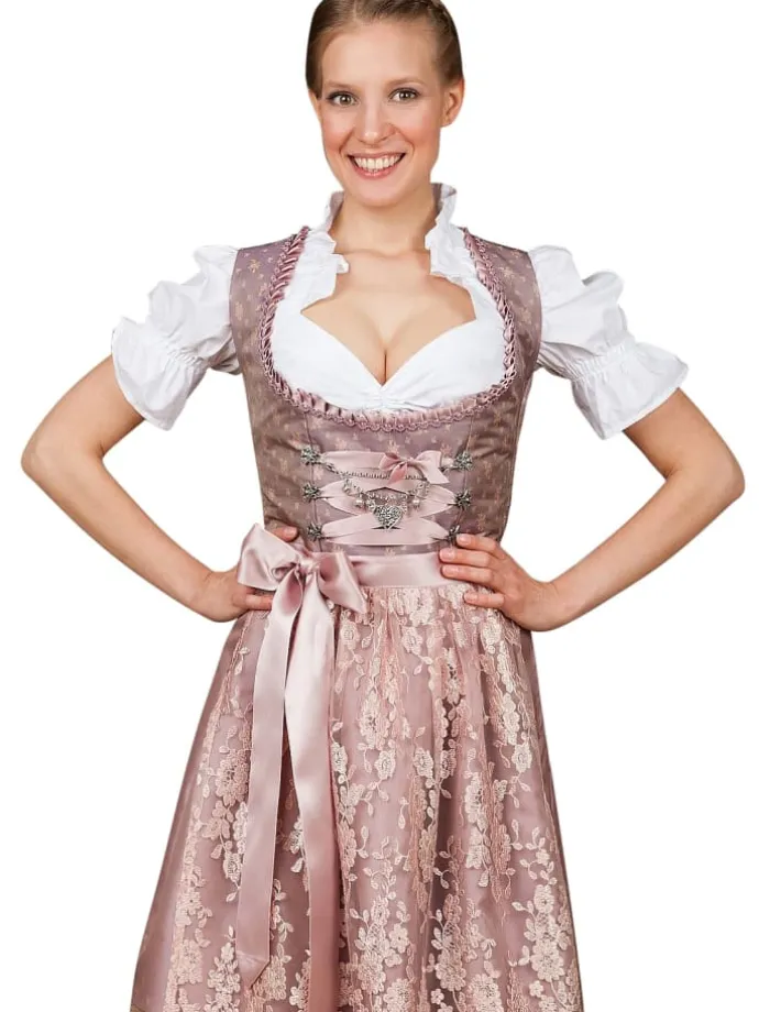 Midi Dirndl 2-teilig Madeleine in rose
