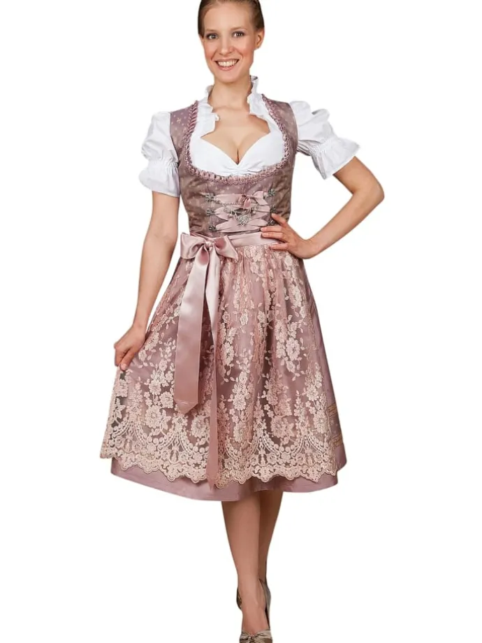 Midi Dirndl 2-teilig Madeleine in rose