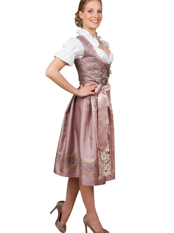 Midi Dirndl 2-teilig Madeleine in rose