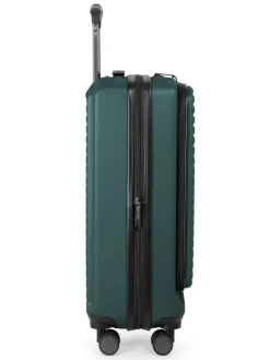 Mitte - Handgepäck-Trolley Toploader, Laptop-Fach, TSA in Waldgrün