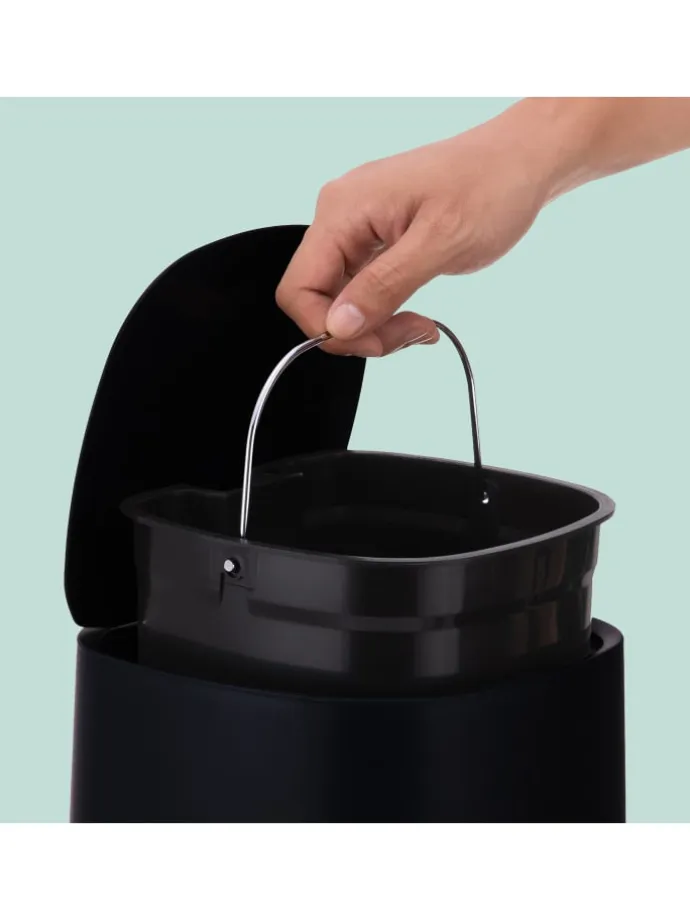 Mülleimer Bad in Schwarz - 5 l