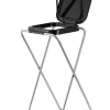 Müllsackständer in Schwarz - (B)38 x (H)75 cm