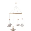 Mobile "Meereswelt" in beige