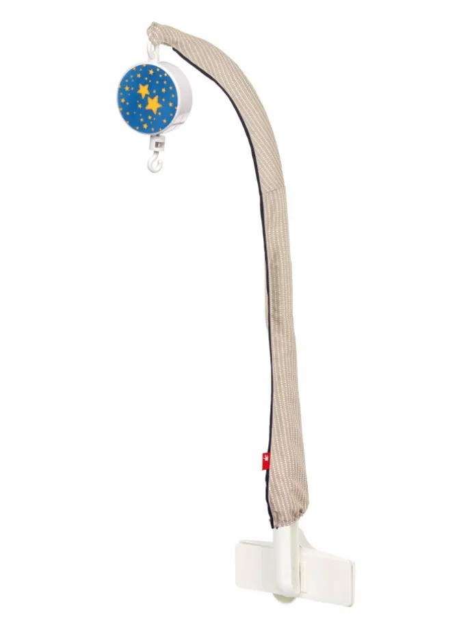 Mobilehalter mit Spieluhr "Brahm Wiegenlied" PlayQ in beige