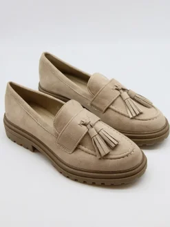 Mokassins in Beige