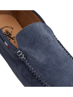 Mokassins in Blue